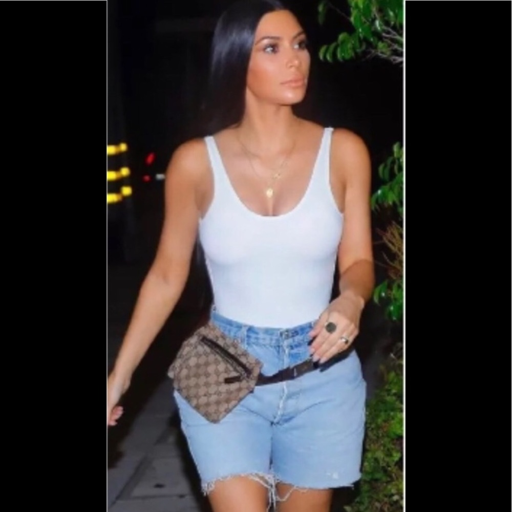 Gucci Vintage Canvas Fanny Pack.